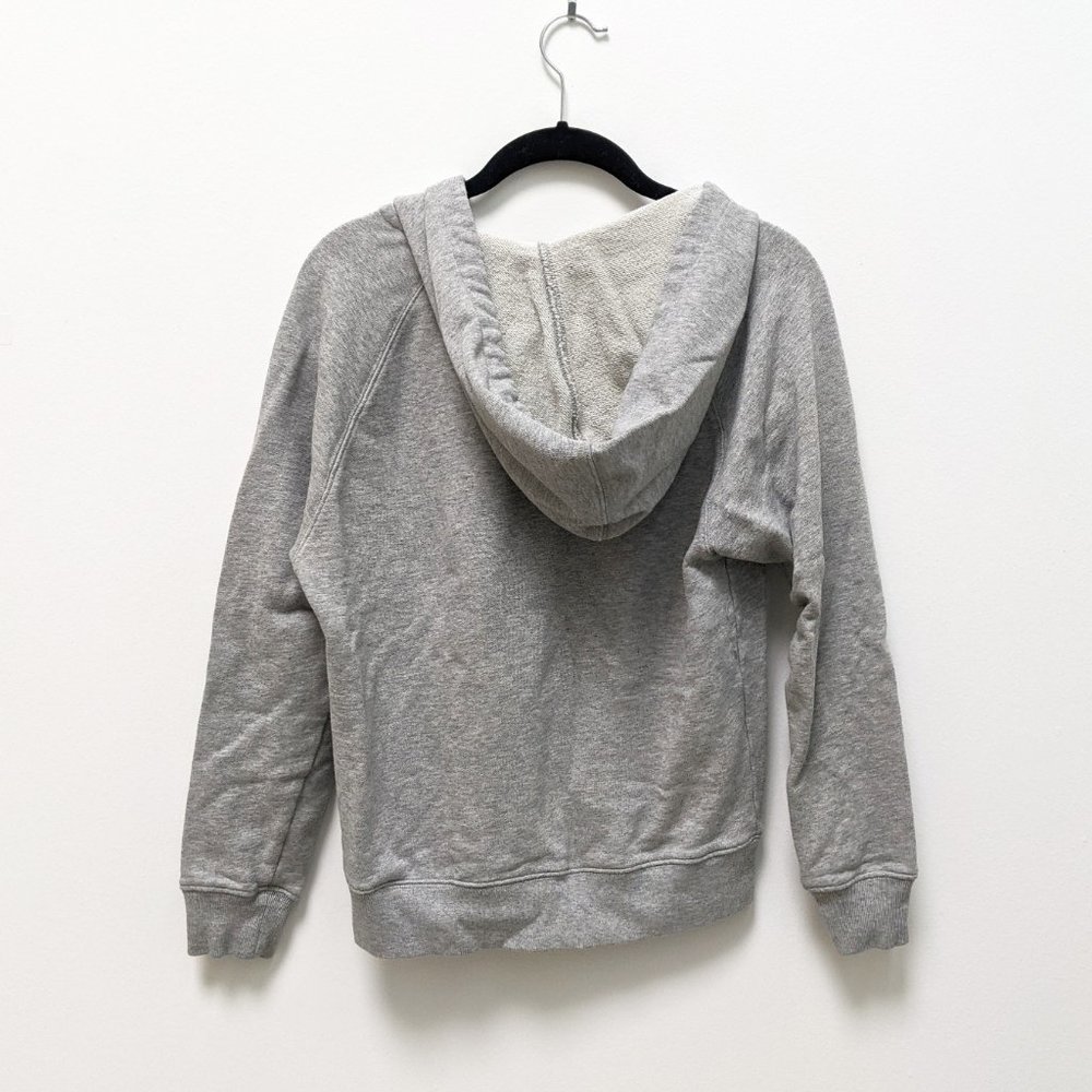J. Crew V-Neck Cotton Terry Hoodie - Picture 6 of 9